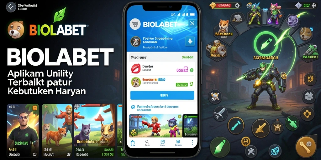 Tampilan antarmuka pengguna BIOLABET yang sederhana dan efektif.