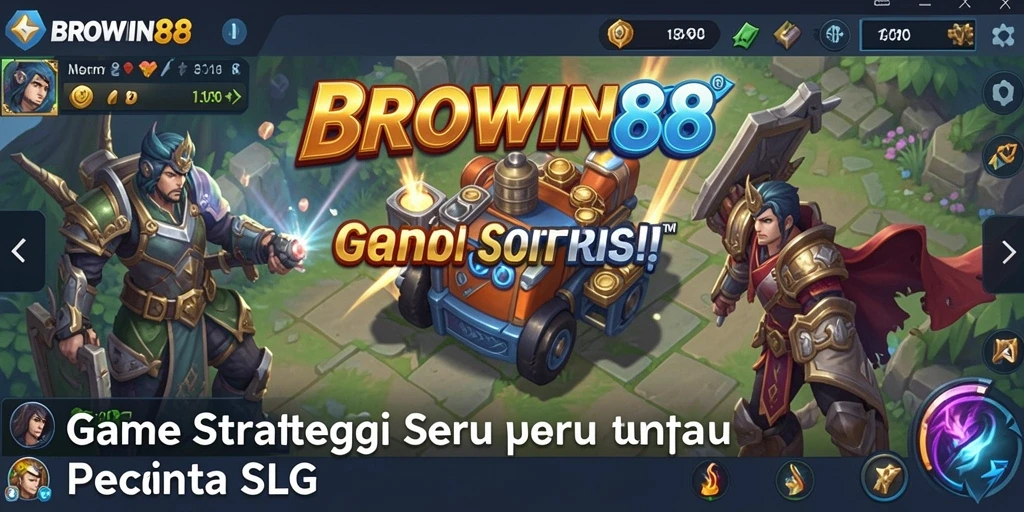 Tampilan gameplay BROWIN88 yang mendebarkan dan penuh strategi.