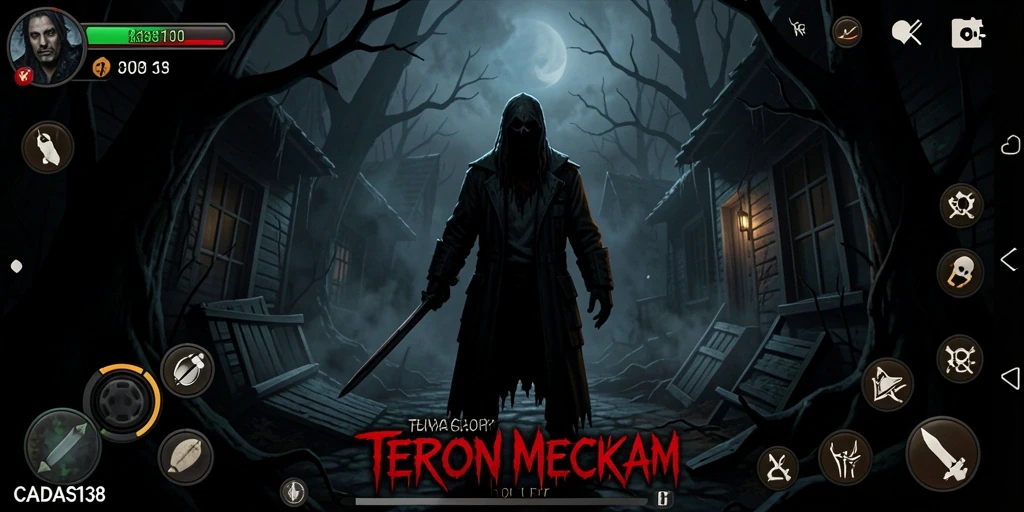 Tangkapan layar gameplay menegangkan dari CADAS138 yang mengundang ketakutan.
