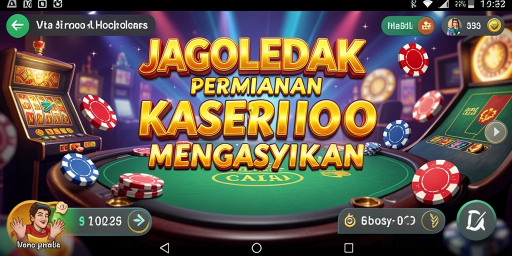 Tampilan screenshot JAGOLEDAK menampilkan permainan Kasino yang menarik dan interaktif.