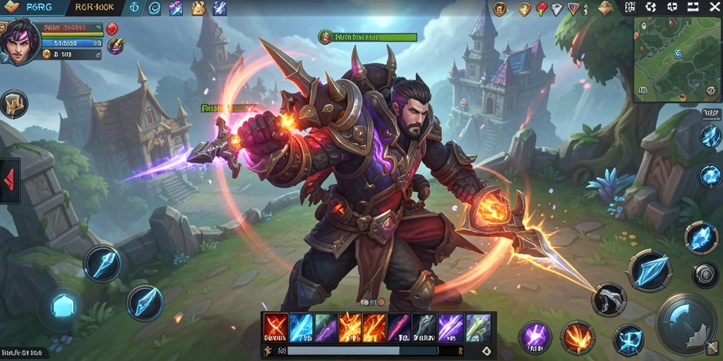 Screenshot gameplay R6R6: aksi seru dalam dunia MMORPG.