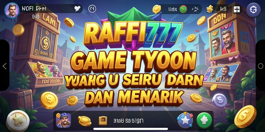 Tampilan menarik dari gameplay RAFFI777 yang penuh tantangan Tycoon.