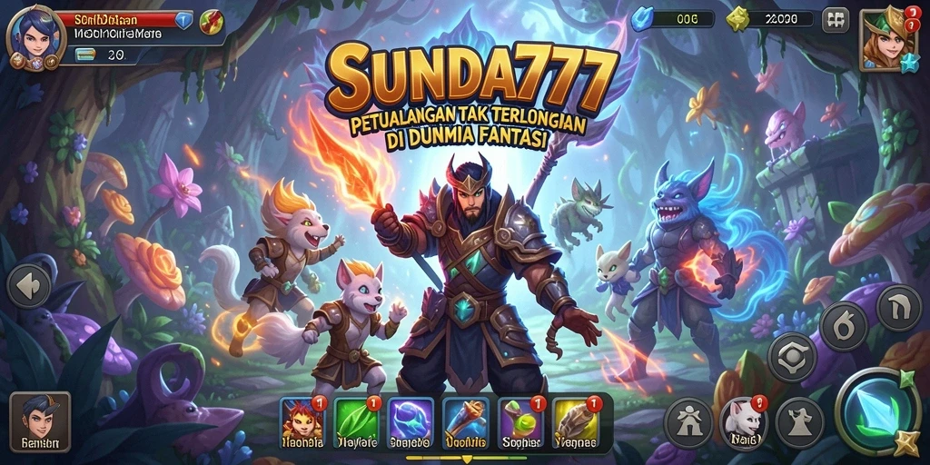 Screenshot SUNDA777 menampilkan aksi seru di dunia petualangan.