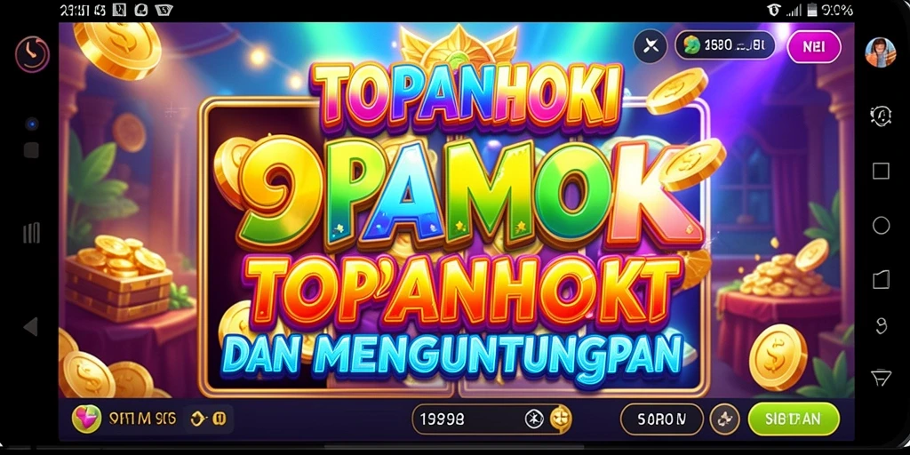 Tampilan screenshot gameplay TOPANHOKI yang menarik dan penuh warna.