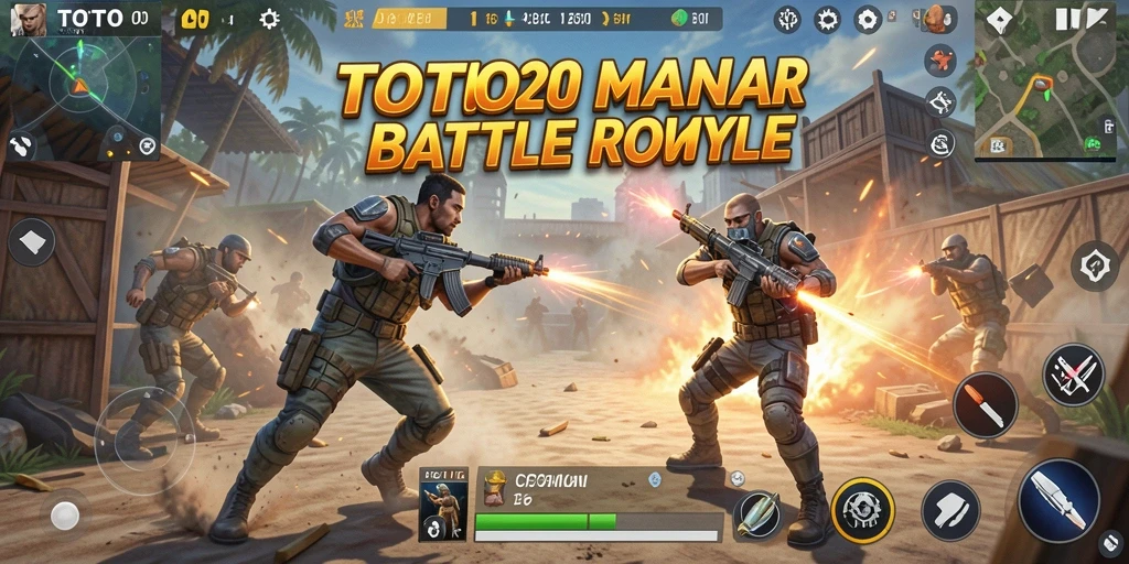Screenshot gameplay TOTO20 menampilkan pertempuran yang intens dan strategi yang menarik.