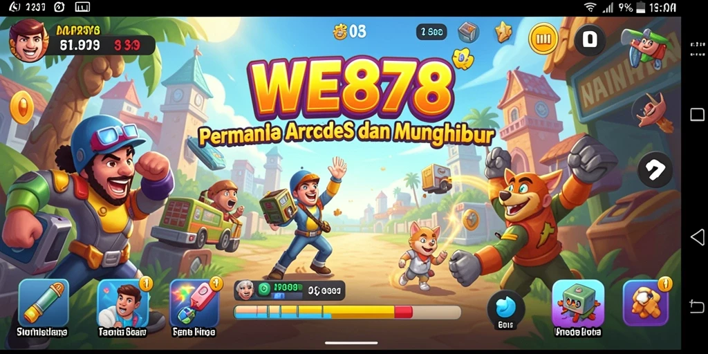Tangkapan layar menampilkan pengalaman seru gameplay Arcade.